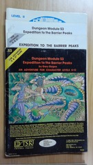 V048: Dungeon Module S3: Expedition to the Barrier Peaks: 9033: 1980-81: READ DESCRIPTION*
